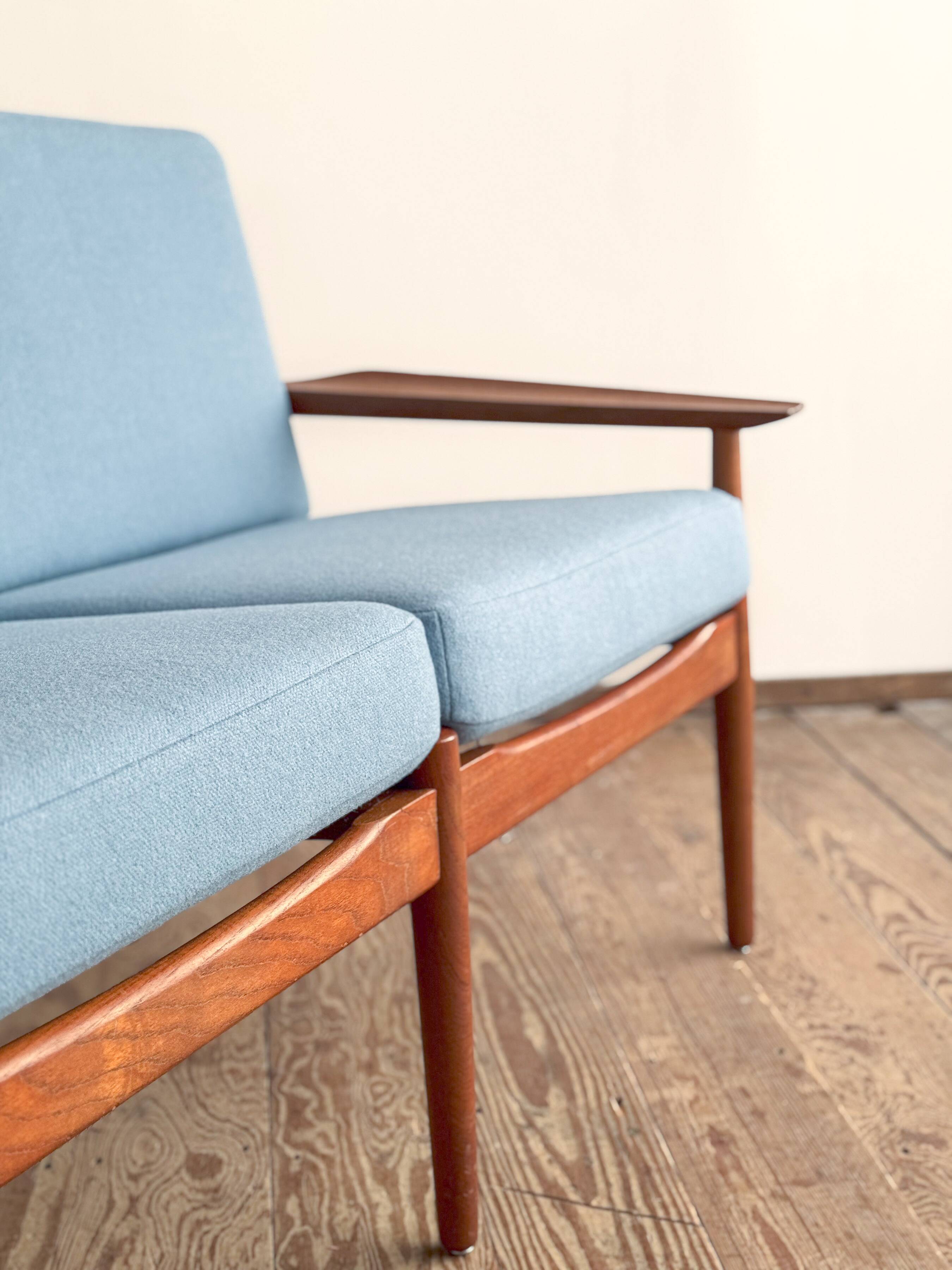 Canapé deux places danois Mid-Century Modern par Glostrup, années 1950