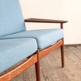 Canapé deux places danois Mid-Century Modern par Glostrup, années 1950