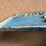 Street plate, embossed letters "rue Saint-Roch" in cast iron, 19th