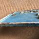 Street plate, embossed letters "rue Saint-Roch" in cast iron, 19th