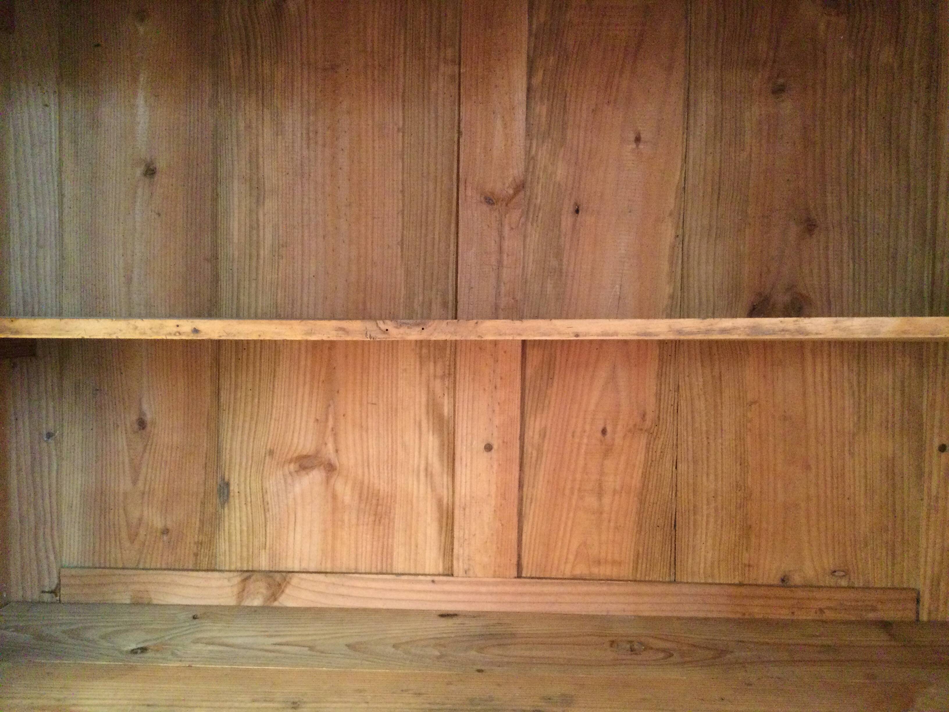 Old patinated wardrobe