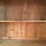 Old patinated wardrobe