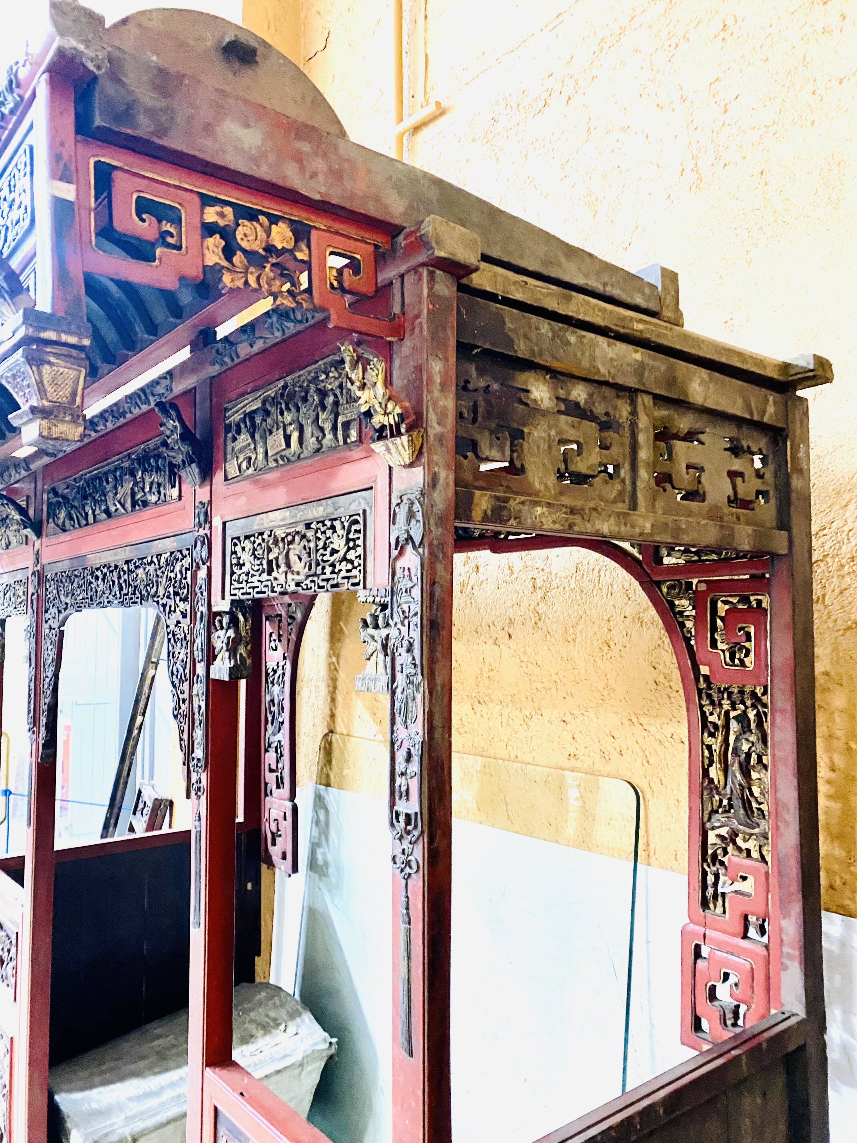 Lit chinois 19 éme siècle