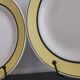 7 earthenware dessert plates, KG Lunéville