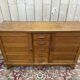 Buffet en enfilade René Gabriel en chêne 1950