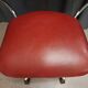 Fauteuil Kevi en skaï et métal chromé