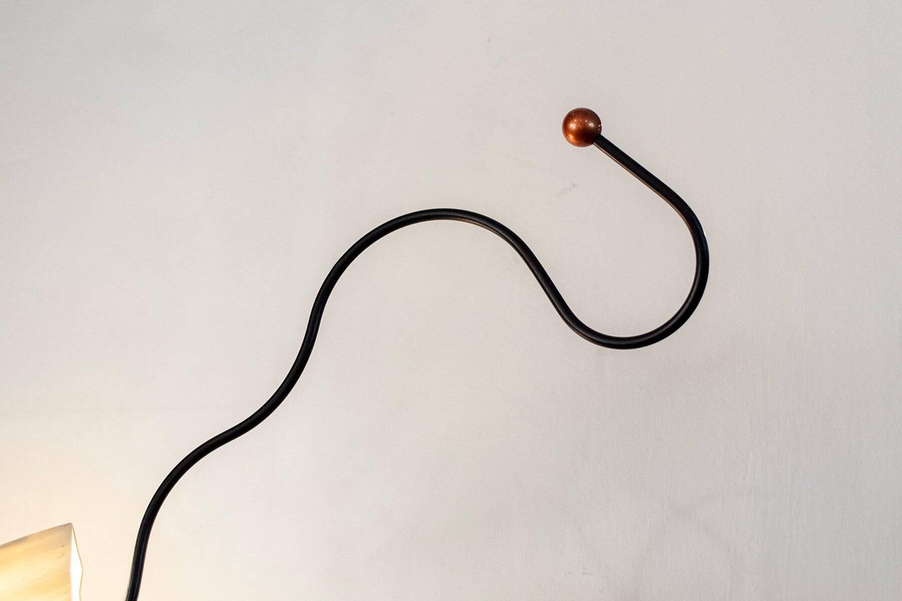 Modern Sister floor lamp in metal and plastic by Dalisi for Oluce, Italy, 1990s.