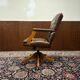 Chaise de bureau Chesterfield anglaise, chaise de président.