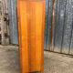 Vintage oak bookcase with compass base