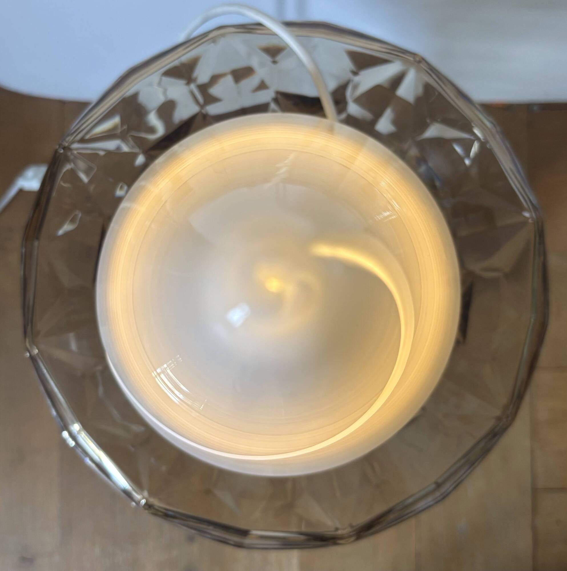 Lampe cône Murano Puntoluce - Sceau d’authenticité -
