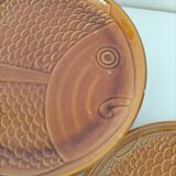 Sela Fish Barbotine Plate Set (Portugal)