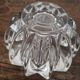 Pair of Art Deco candlesticks in pressed glass moulded signed by AVESN