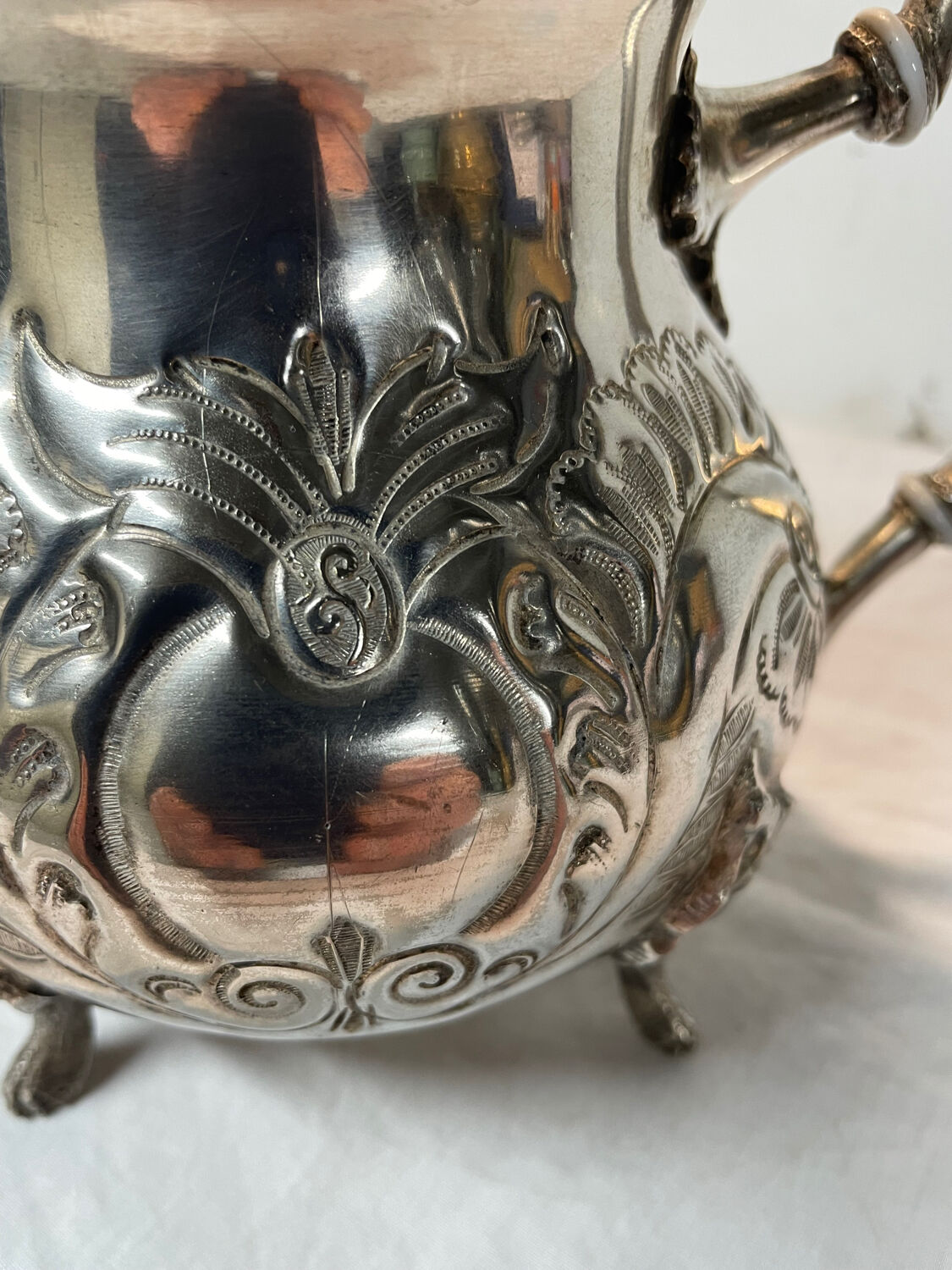 Silver-plated teapot