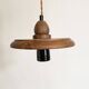 Vintage wooden pendant light