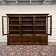 Large English Bookcase with Glass Doors