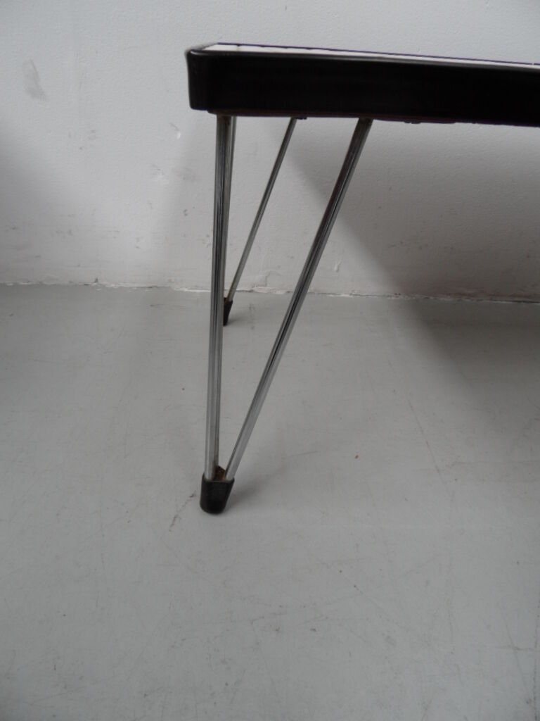 Mid century coffee table with tiles 1960's