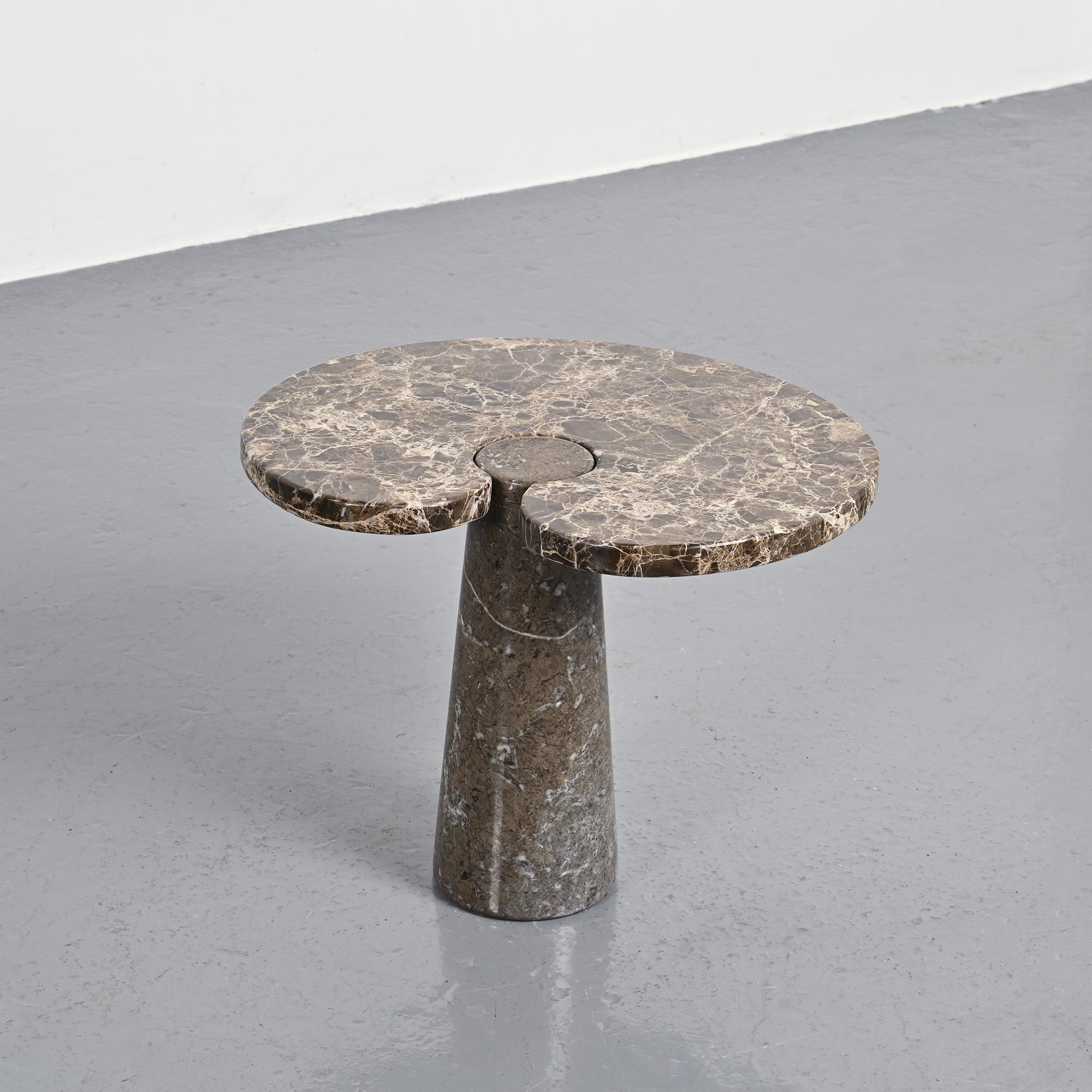 Table basse Eros par Angelo Mangiarotti, Skipper, circa 1975