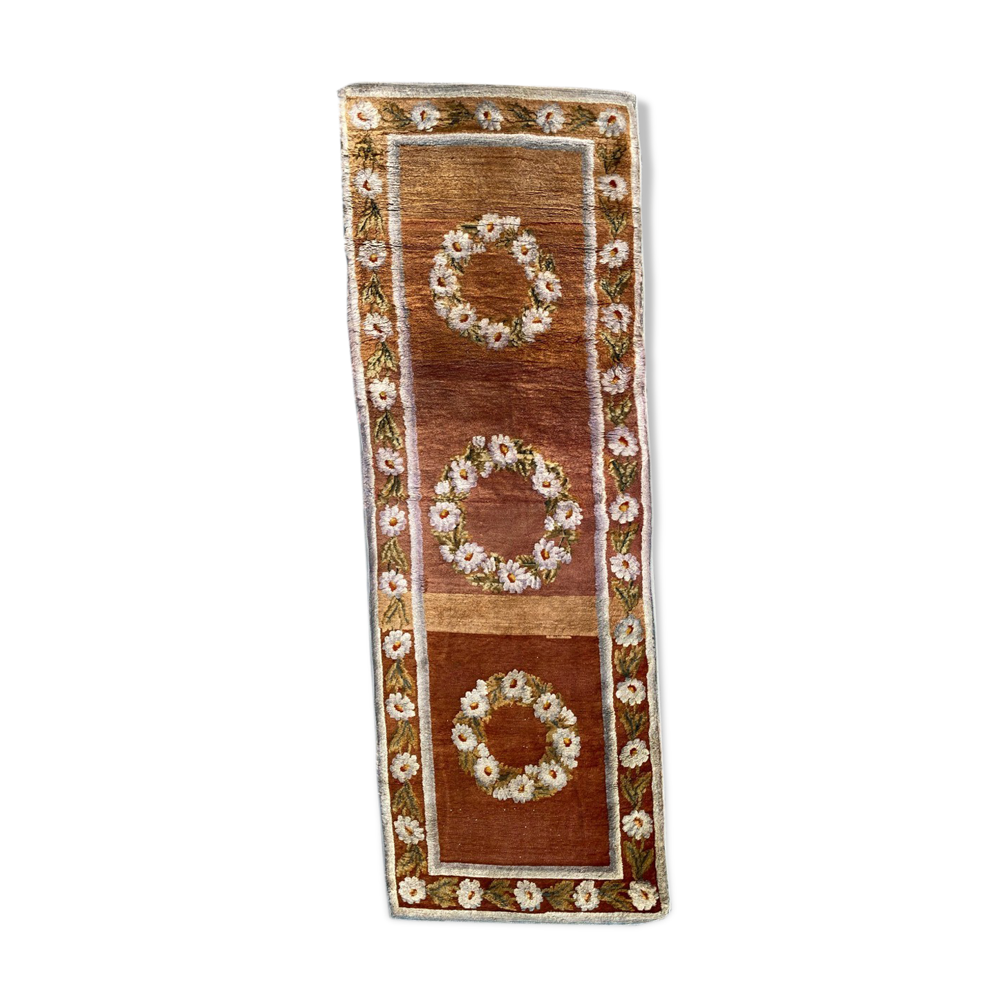 Old European soapwork corridor carpet 87x245 cm