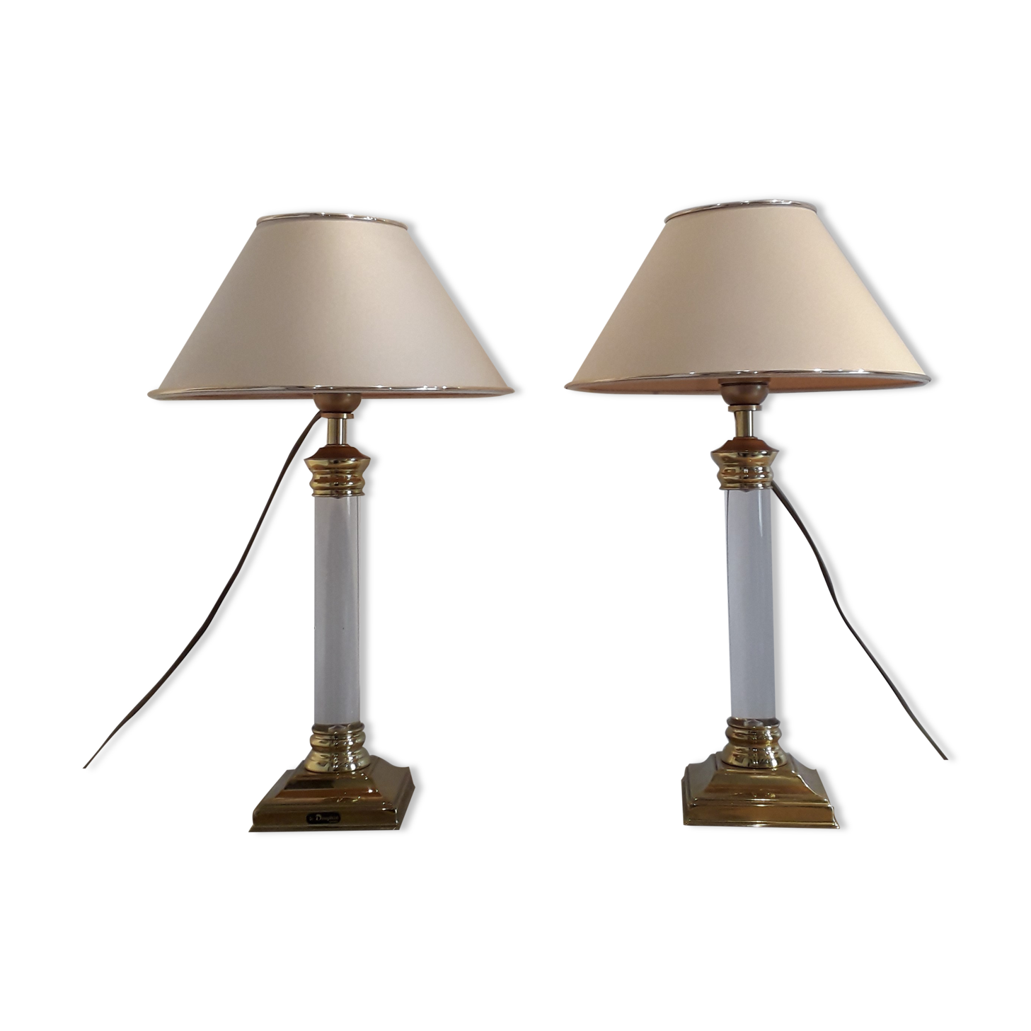 Pair of lamps Le Dauphin