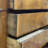 Late 19th century Louis Philippe chest of drawers in walnut and fir