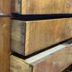 Commode Louis Philippe fin XIXème en noyer et sapin