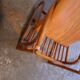 Set de fauteuils en bambou et cuir années 60'S