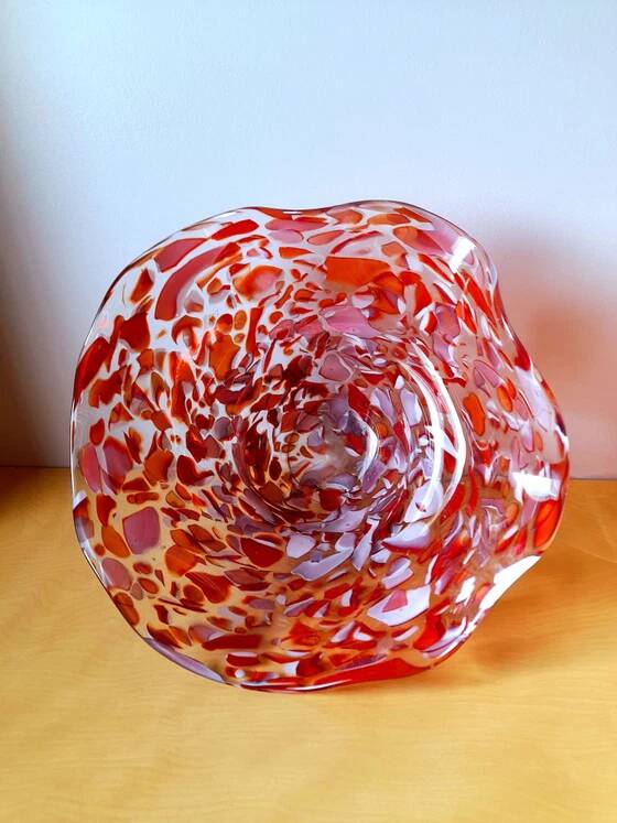 Coupe en verre soufflé de Murano 1970