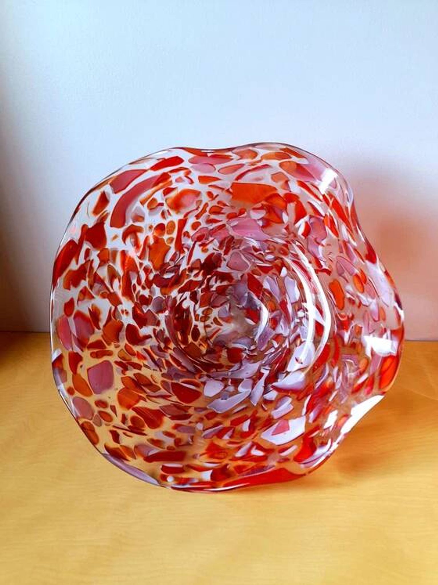 Blown glass bowl from Murano 1970