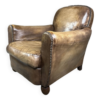 Leather Club Armchair 1950'S