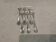 6 silver-plated oyster forks by Christofle, Albi pattern