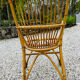 Original vintage rattan armchair