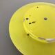 Metal opaline glass wall light, yellow, Italy, 1960s