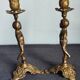 Set of two cherub cherub candlesticks