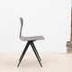 Chaise Galvanitas S19 réédition droite ébène noir