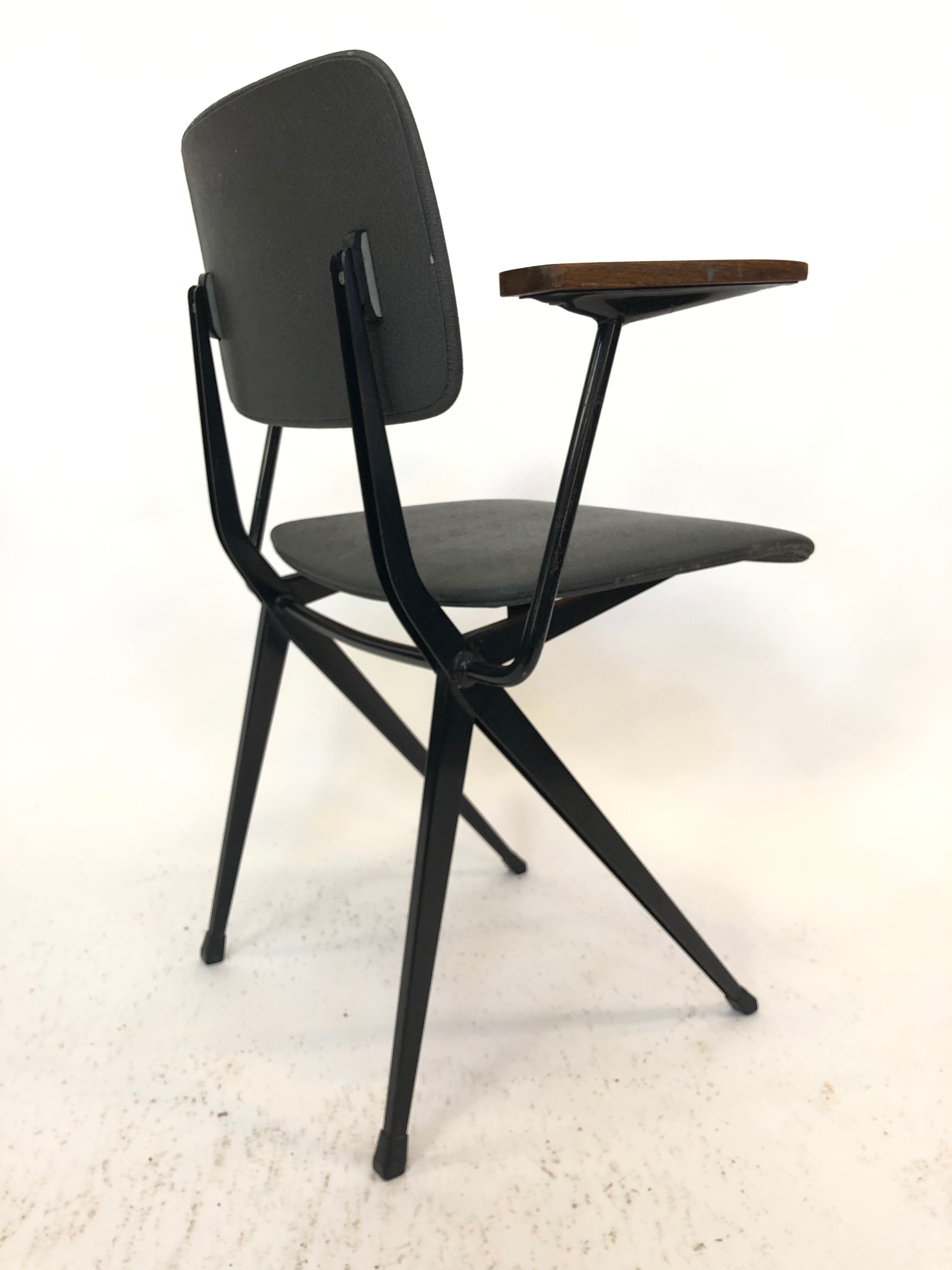 Armrest upholstery in skai industrial chair Marko Holland