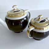 Art Deco Coffee Teapot Set with Cups