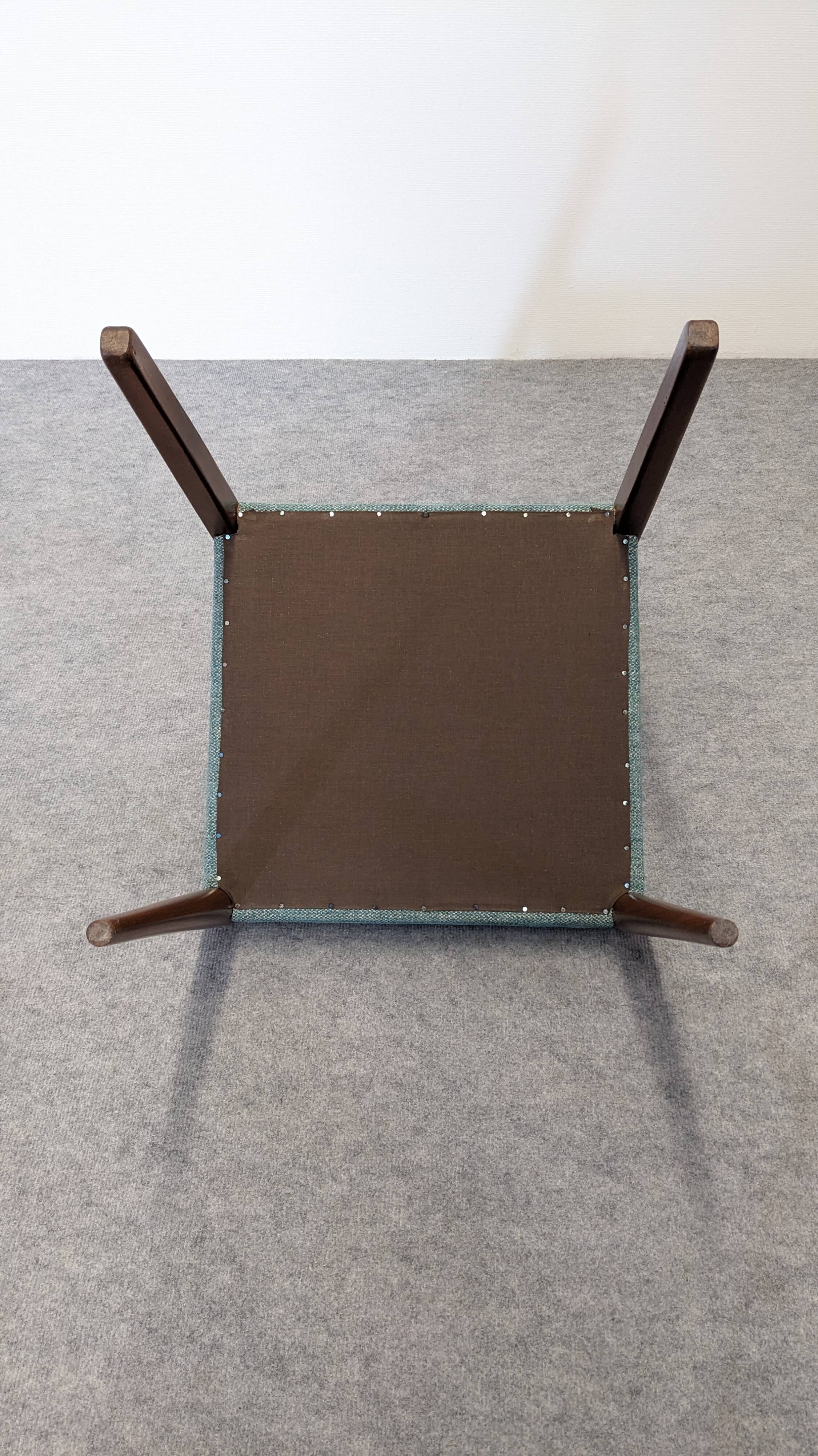 Set of 4 Scandinavian teak chairs, Denmark circa 1960.