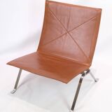 Lounge Chair Model PK 22 Made In Walnut Elegance Leather By Poul Kjærholm For Fritz Hansen