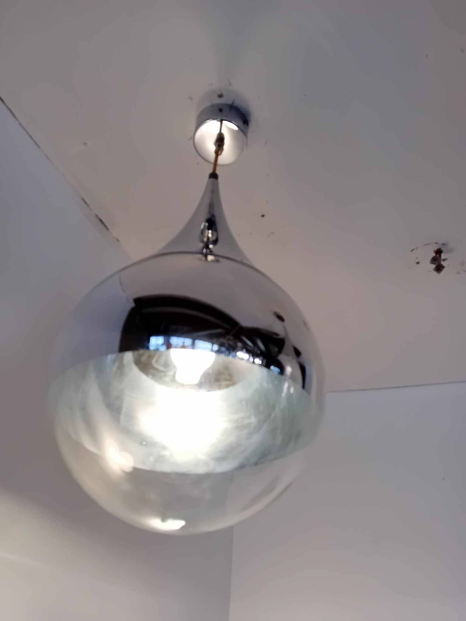 Pair of space art pendants from the 80s.