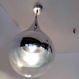 Pair of space art pendants from the 80s.