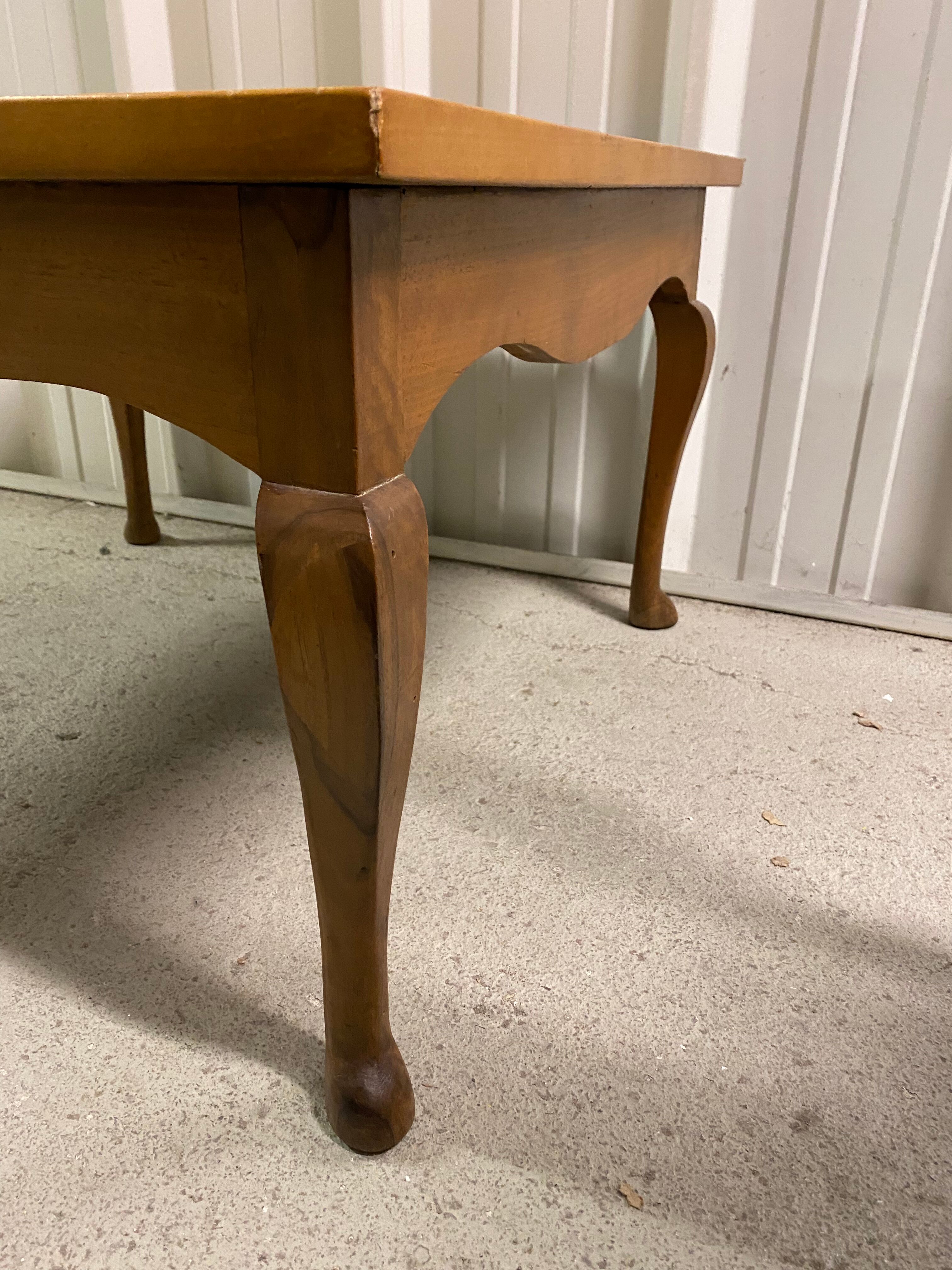Marquetry coffee table