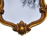 Louis XV style gilded mirror