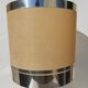Wood and chrome metal design lamp 70s
