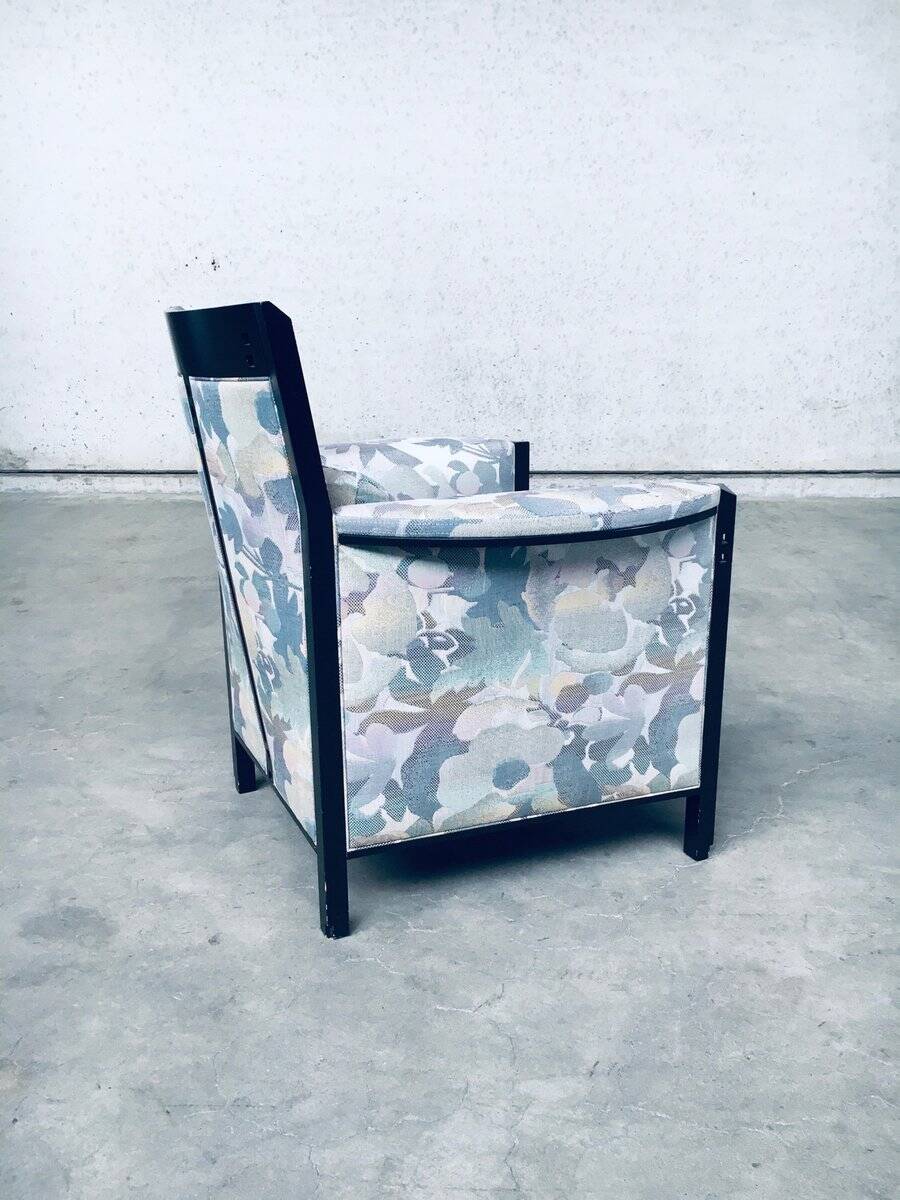 Set of Galaxy Peggy Low Armchairs by Umberto Asnago for Giorgetti, Italy, 1990s