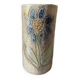 Vase rouleau grès émaillé