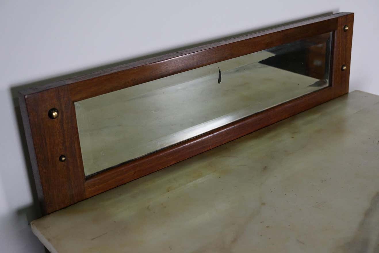 Antique dental practice in mahogany and marble Amsterdam around 1920