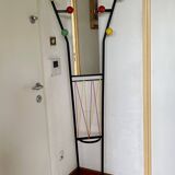 Dressing room wall coat rack vintage design 50 60