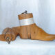 Paire d'embauchoirs en bois pour bottines
