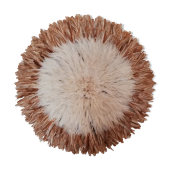 Juju hat blanc et naturel 80cm