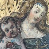 Large Maria and Child „Sancta Maria” Painting